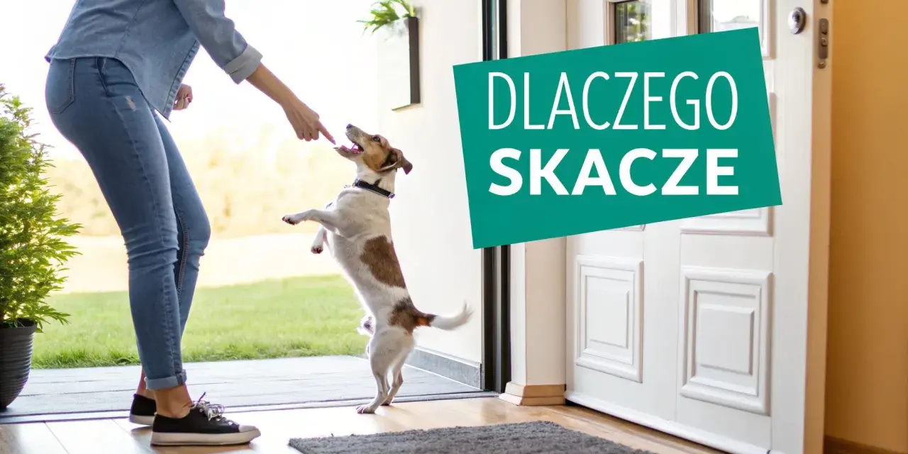 Pies skacze na właściciela, bo chce się przywitać. Dowiedz się, dlaczego pies skacze na właściciela i jak to oduczyć.