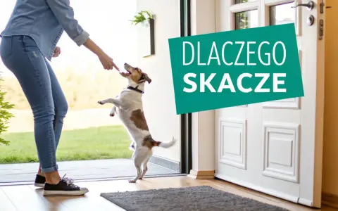 Pies skacze na właściciela, bo chce się przywitać. Dowiedz się, dlaczego pies skacze na właściciela i jak to oduczyć.