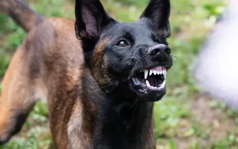 Agresywny pies grozi, pokazując kły. Dowiedz się, jak zdominować agresywnego psa, zachowując spokój i pewność siebie.