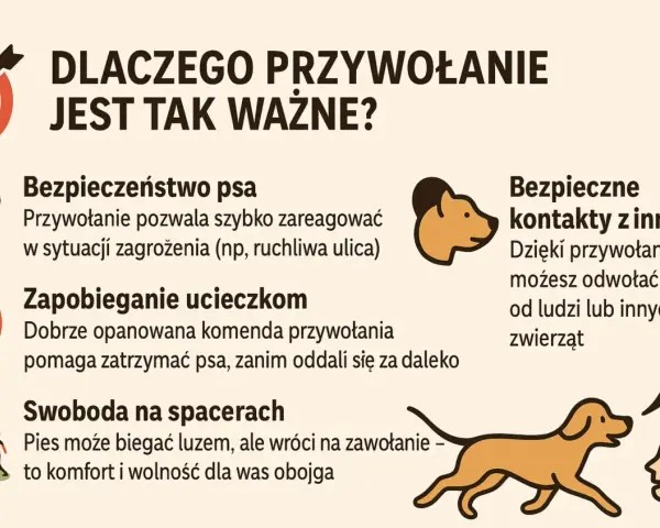 Zapobieganie ucieczkom psa na spacerze jest kluczowe. Dobrze opanowane przywołanie pozwala zatrzymać pupila, zanim oddali się za daleko.
