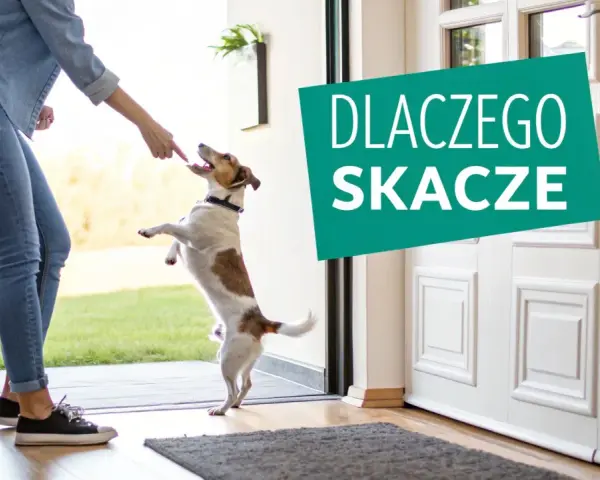 Pies skacze na właściciela, bo chce się przywitać. Dowiedz się, dlaczego pies skacze na właściciela i jak to oduczyć.