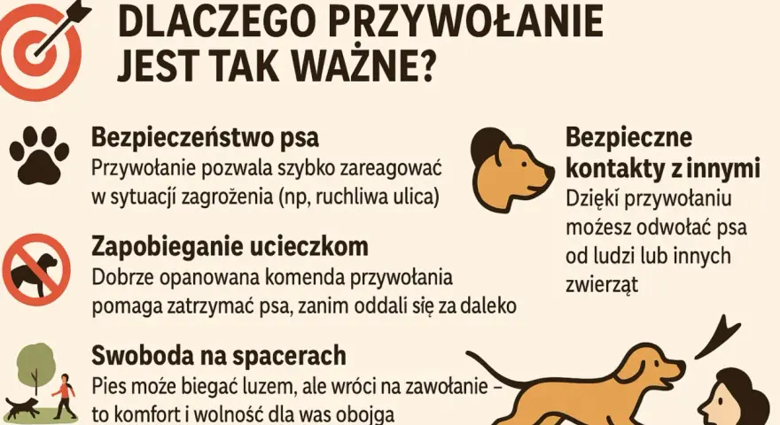 Zapobieganie ucieczkom psa na spacerze jest kluczowe. Dobrze opanowane przywołanie pozwala zatrzymać pupila, zanim oddali się za daleko.